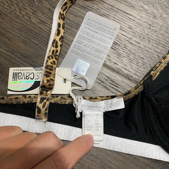 NWT- JUST Cavalli rhinestone push up bra - Picture 6 of 7